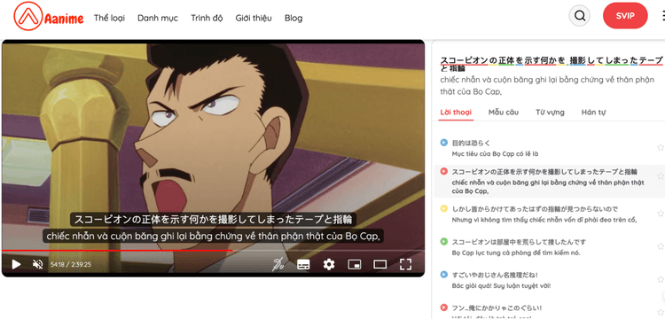 Học từ vựng JLPT qua các tình huống thực tế trong anime