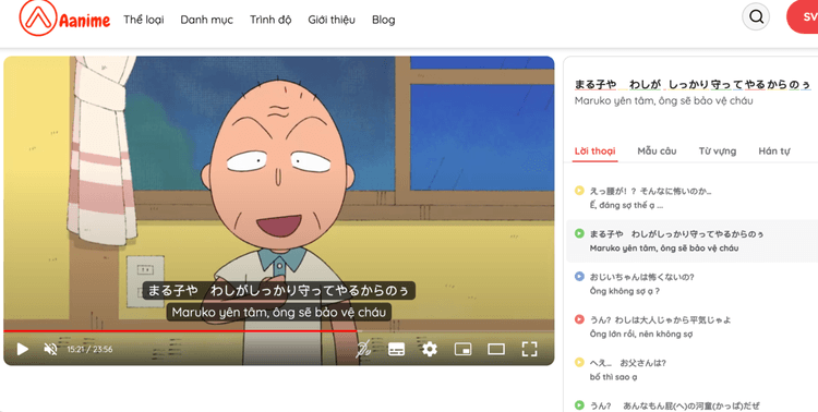 Cách luyện phản xạ nói tiếng Nhật tự nhiên nhờ hội thoại anime