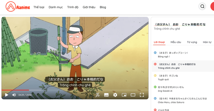 Shadowing tiếng Nhật qua anime đúng cách