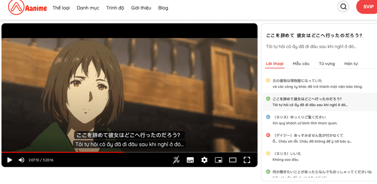 Cách luyện nói tiếng Nhật một mình tại nhà bằng anime