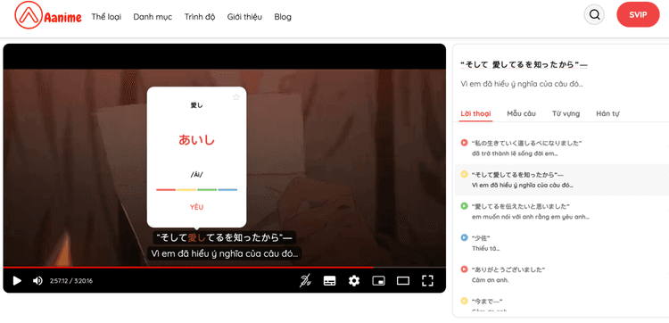 Phim anime song ngữ giúp luyện nghe thế nào?