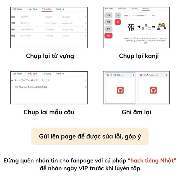 Học Kanji qua ngữ cảnh song ngữ